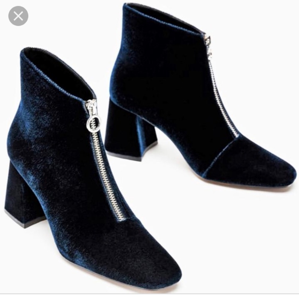 Zara suede boots